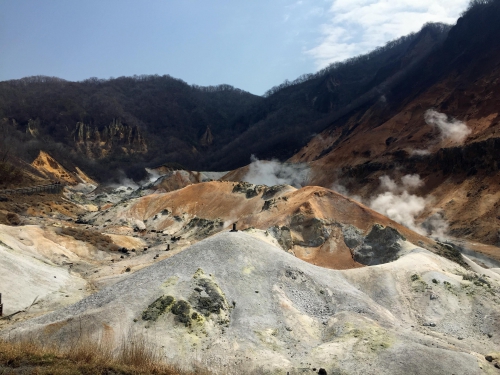 昨日の登別温泉